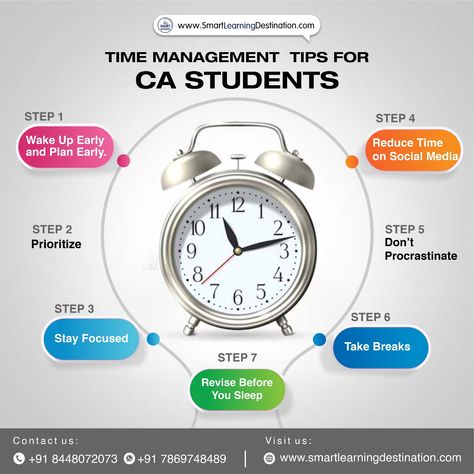 ✅Time Management Tips for CA Aspirants👌
👉"Time is a valuable resource, use it wisely to achieve success in your CA journey."

👉👉Get Pendrive Lectures for CA, CS, and CMA at Smart Learning Destination.

👉👉 Lowest Price Guaranteed. 👌
👉👉 Call us now - 7697044955 and 7277278811.
👉👉 Visit -www.smartlearningdestination.com

#CAFinal #CAFoundation #CAInter #CAexam #CAstudents #CAinsights #CMAcareer #CSworld #CAmentorship #CSexam #CMAexam #CSstudents Ca Study Tips, Acca Study Motivation, Ca Student Wallpaper, Accountant Wallpaper, Charted Accountant Wallpaper, Ca Aspirants, Charted Accountant, Commerce Notes, Ca Intermediate