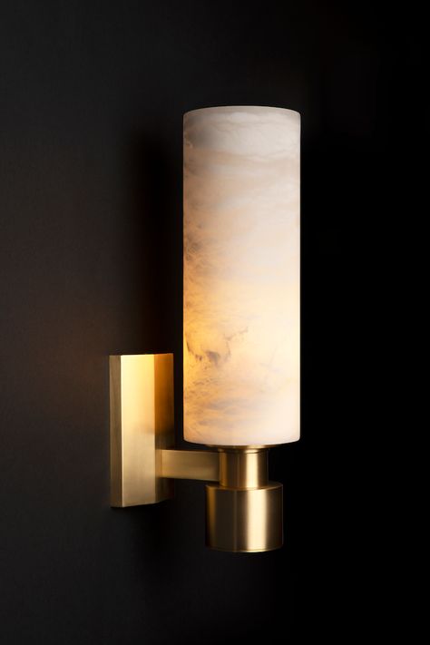 Ashton Alabaster Wall Sconce Wall Sconces Foyer, Bathroom Sconces Spa, Wall Sconces Bathroom, Luxury Wall Lamp, Bedroom Wall Lights, Wall Lamps, Alabaster Light Fixture, Alabaster Pendant Lighting, Cb2 Wall Light