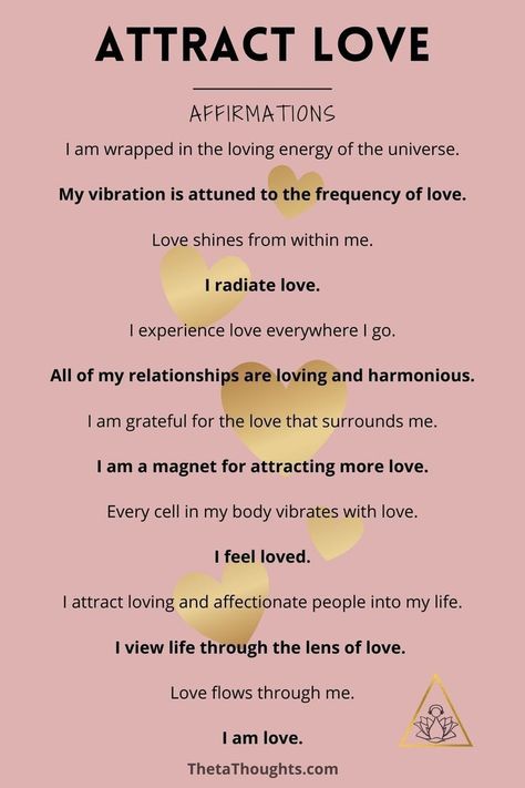 attract love - affirmations Manifesting Soulmate, Soulmate Affirmations, Moon Rituals, Loving Relationship, Attraction Affirmations, Attract Love, Vie Motivation, Spiritual Manifestation, Daily Positive Affirmations