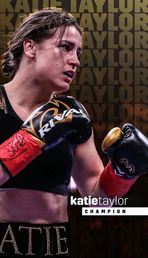 Taylor Wallpaper, Katie Taylor, Ufc Boxing, One Championship, Boxing Champions, Mma Women, Cute Tattoos For Women, Women Boxing, Combat Sports