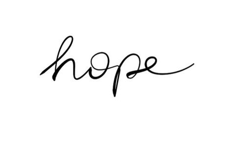 Hope ❤️ More Hope Tattoo, Hope Is The Thing With Feathers, Geniale Tattoos, Favorite Words, Tattoos And Piercings, I Tattoo, Small Tattoos, Handwriting, Inspire Me