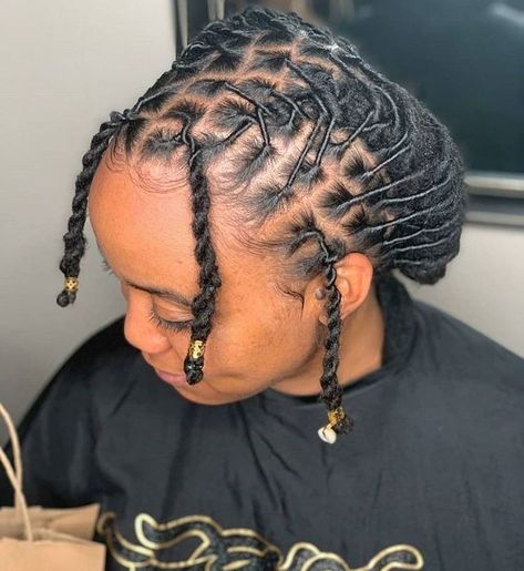 Pin by Mocchaa on locs. | Short locs hairstyles, Locs hairstyles, Short dreadlocks styles Women Dreads Black Hairstyles, Short Dreadlock Styles For Women Black, Mauve Fall Nails, Neutral Nails Short, Locs Hairstyles Short, Locs Short, Hairstyles Locs, Dreads Short Hair, Pretty Dreads