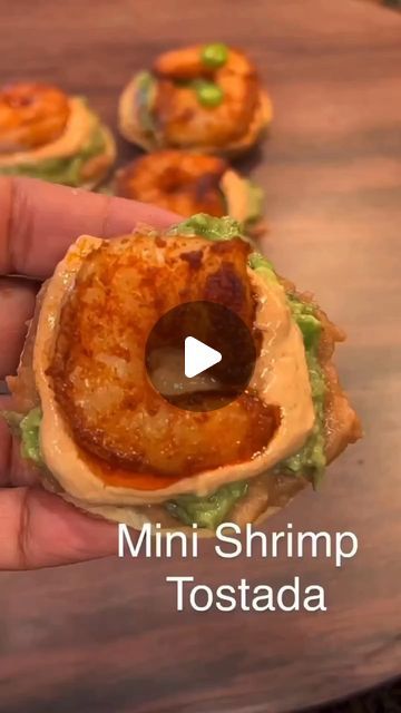 Meat Pie Recipes, Shrimp Tostada, Lebanese Meat Pies, Jalapeno Corn Dip, Chipotle Adobo, Jalapeño Corn, Shrimp Tostadas, Corn Chip, Prawn Dishes