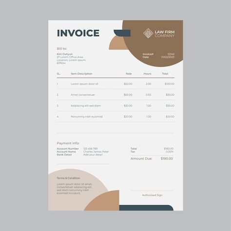 Annual Report Template, Proforma Invoice Template, Report Template, Annual Report, Law Firm, Vector Free, Design