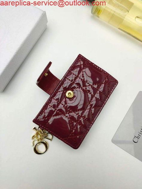 Replica Dior S0074 Wallet Lady dior 5-Gusset card holder Wind Red Patent Cannage Calfskin Fake Dior S0074 Wallet Lady dior 5-Gusset card holder Wind Red Patent Cannage Calfskin on sale now, just need $58.00 and includes free worldwide shipp... Check more at https://aaareplica.nu/product/replica-dior-s0074-wallet-lady-dior-5-gusset-card-holder-wind-red-patent-cannage-calfskin/ Lady Dior, Calf Skin, Card Holder, Dior, On Sale, Wallet, Wardrobe, Red