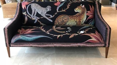 Room Decor Interior Design, Animal Print Furniture, Homemade Sofa, Printed Sofa, Leather Swivel Chair, Hand Crafted Furniture, Sofa Decor, Furniture Collection, Decor Interior Design