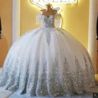 Silver Quinceanera Dresses, Quinceanera Dresses Yellow, Sparkly Ball Gown Wedding Dress, Sparkly Ball Gown, Brides Gown, Quinceanera Dresses Red, Off Shoulder Ball Gown, White Quinceanera Dresses, Quinceanera Dresses Gold