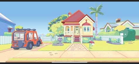 Cartoon House, House Design Photos, Cartoon Background, Youtube Art, House Layouts, Cartoon Network, Sims 4, Childrens Books, Layout