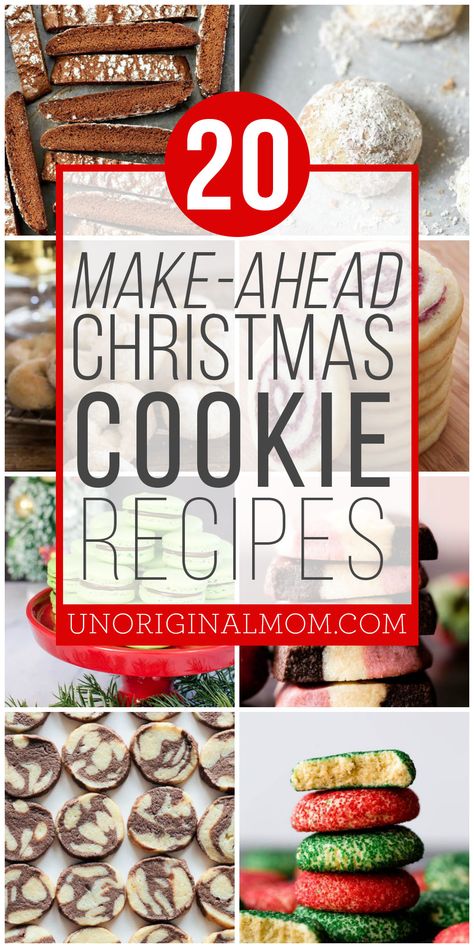 Make Ahead Christmas Cookies, Freezable Cookies, Christmas Cookie Recipes Holiday, Wine Cookies, Christmas Cookie Recipes, Frozen Cookies, Christmas Candy Recipes, Christmas Cookies Easy, Best Christmas Cookies