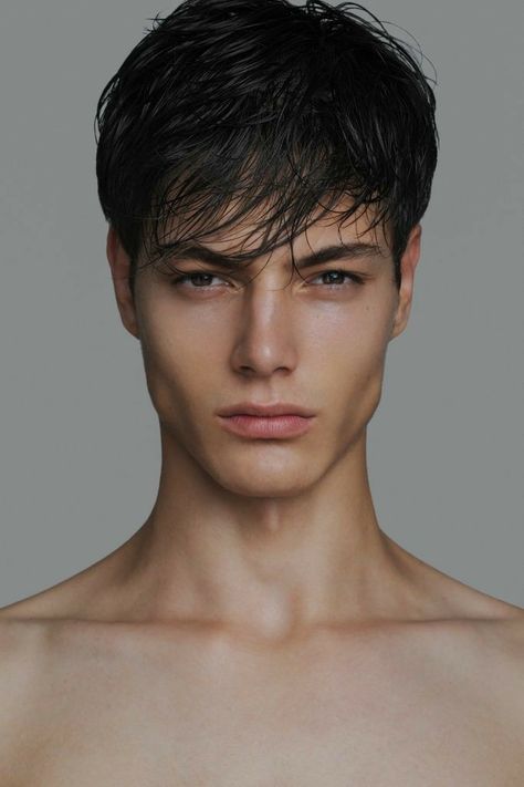 Photo Mannequin, Male Model Face, Diamond Face Shape, Face Drawing Reference, 얼굴 그리기, Men Hair Color, Male Makeup, Face Reference, Face Photography