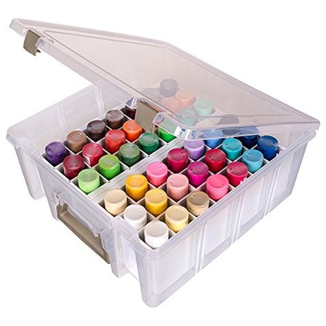 Craft Paint Storage, Paint Organization, Dollar Tree Organization, Craft Supply Storage, Dream Craft Room, Paint Storage, Paint Tubes, Art Storage, Craft Room Storage