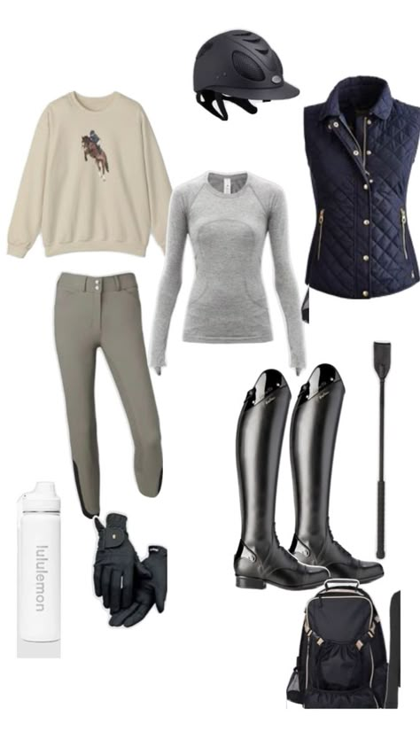 English Equestrian Outfits, Winter Riding Outfits, Horse Riding Outfit Casual, Horse Riding Outfit Equestrian Fashion, Equestrian Outfits Casual, Riding Outfit Equestrian, Equestrian Style Outfit, English Clothes, Horseback Riding Outfits