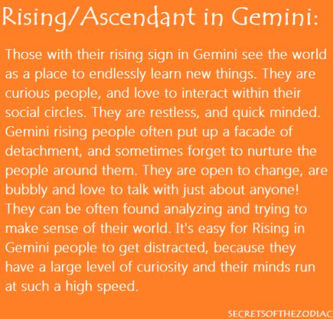 Rising Gemini, Gemini Ascendant, Capricorn Aquarius Cusp, Gemini People, Rising Signs, Teen Dictionary, Ascendant Sign, Leo Virgo Cusp, Rising Sign