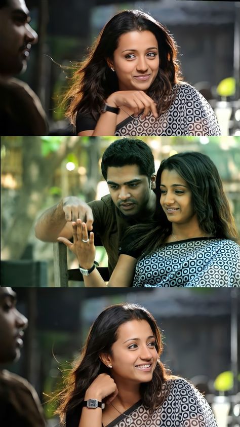 Vinaithandivaruvaya Movie Images, Vinnaithandi Varuvaya Images, Vinnaithandi Varuvaya, Photo Lyrics, Trisha Photos, Movie Frames, Movies Photo, Fast And Furious Actors, Cute Movie Scenes