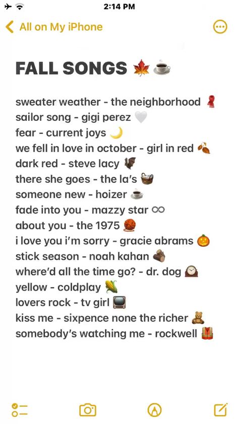 #fall #autumn #fallplaylist #playlist Fall Spotify Playlist Names, Fall Playlist Names, Thanksgiving Playlist, Autumn Playlist, The 1975 Me, Fall Playlist, Somebody's Watching Me, Fall Songs, Autumn Dark