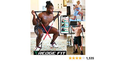 Amazon.com : Redge Fit™ Complete Portable Full Body Home Gym Park Workout Set I Resistance Bands for Beginners to Elite Athletes I Collapsible Resistance Bar I Train Insane (Upgraded Version) : Sports & Outdoors Resistance Training Workouts, Park Workout, Portable Gym, Office Exercise, Gym Machines, Best Home Gym, Travel Pack, Resistance Training, Effective Workouts