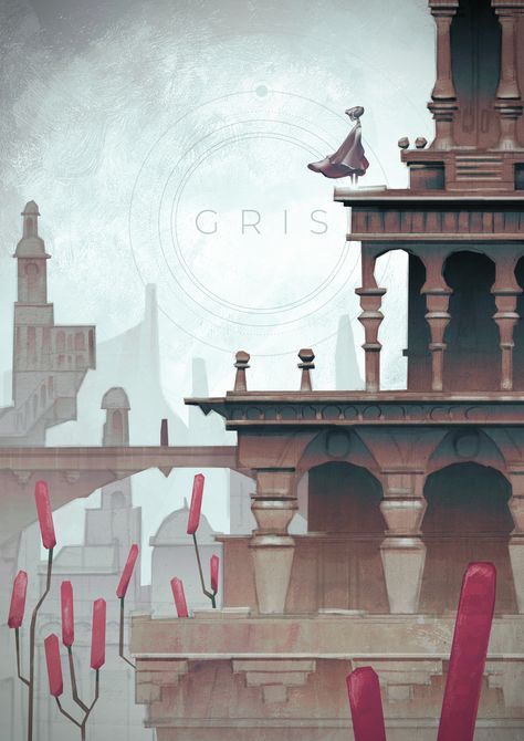 Gris Game, Indie Game Art, 2d Game Art, Game Concept Art, Game Concept, Fantasy Art Landscapes, 판타지 아트, Epic Art, Creative Thinking