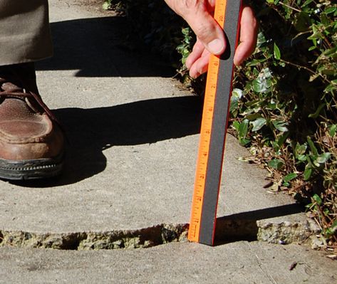 Diy Sidewalk Repair, How To Fix Uneven Concrete Patio, Fix Uneven Concrete Patio, How To Fix Cracked Concrete, How To Repair Cracked Concrete, Uneven Concrete Patio, Driveway Cracks, Fix Cracked Concrete, Repair Concrete Driveway