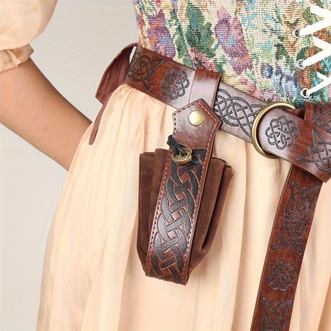 Faster shipping. Better service Pirate Cosplay, Leather Belt Pouch, Medieval Belt, Halloween Masquerade, Medieval Costume, Fantasias Halloween, Vintage Punk, Masquerade Party, Belt Pouch