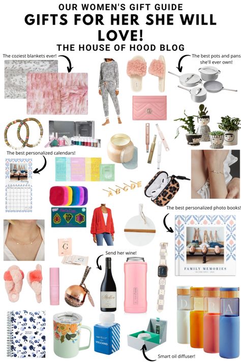 We are sharing our biggest women's gift guide yet! This ultimate collection of gift ideas for her will be your one stop shopping spot this holiday season! There are so many gift options she will love! #giftideas #giftguide #christmasgifts #christmas #giftsforher #womensgiftideas #gifts Pink Gift Ideas Christmas, Christmas Gifts For Her 2023, Gift Guide For Her 2023, Trendy Gifts 2023, Amazon Gift Ideas For Women, Gift Guide 2023, 2023 Gift Guide, Gifts For Women Who Have Everything, Women’s Gifts