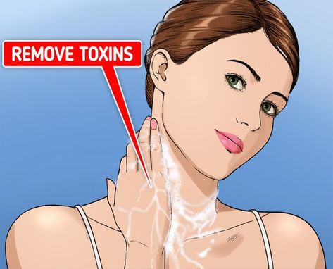 6 Tips to Make Your Neck Lines Go Away / Bright Side Neck Wrinkles Exercises, Face Wrinkles Remover, Home Remedies For Warts, Glowing Skin Secrets, Warts Remedy, Neck Problems, Neck Lines, Wrinkle Remedies, Neck Exercises