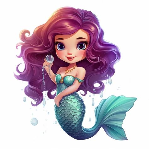 Mermaid Room Decor, Mermaid Cartoon, Unicorn Painting, Disney Cuties, Mermaid Images, Pretty Mermaids, Beautiful Tattoos For Women, Mermaid Room, Betty Boop Cartoon