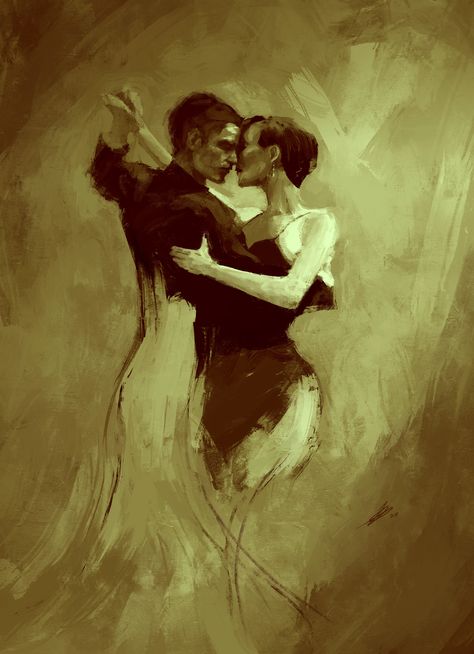 https://www.facebook.com/jirgart Dancing Drawing, Tango Art, Dancing Art, Dancing Drawings, Kiss Art, Romantic Paintings, Art Photography Portrait, Couple Painting, Art Of Love