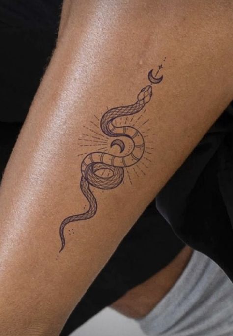 Snake Woman Tattoo, Snake Woman, Cobra Tattoo, Snake Tattoos, Woman Tattoo, Snake Tattoo Design, Petite Tattoos, Classy Tattoos, Discreet Tattoos