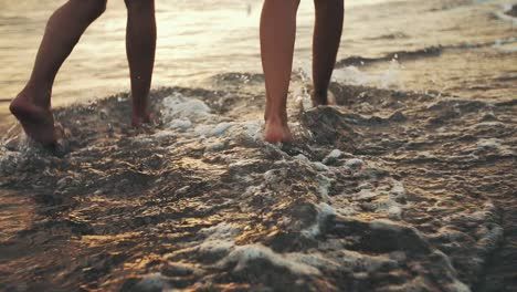 Walks On The Beach, Couple Walking, Beach At Sunset, Couples Walking, Sea Shore, On Beach, Beach Walk, Beach Sunset, Walk On