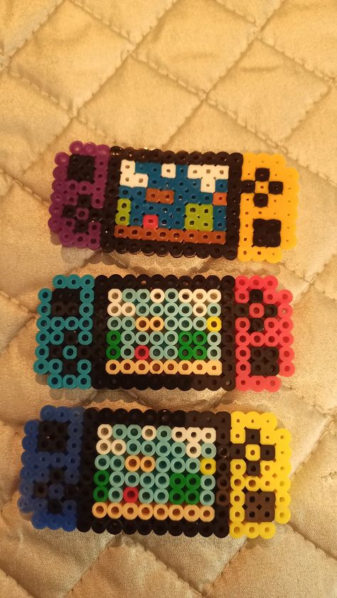 Nintendo Switch Perler Beads, Perler Beads, Nintendo Switch, Montessori, Nintendo, Mario, Beads, Quick Saves