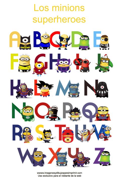 Minion Superhero, Superhero Alphabet, Minion Craft, Scrapbook Fonts, Minion Theme, Minion Birthday Party, Minion Birthday, Minion Party, Doodle Icon