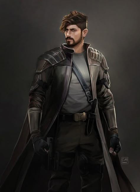 Maverick, clayscence art on ArtStation at https://www.artstation.com/artwork/ELLARe Star Wars Smuggler Oc, Star Wars Smuggler, Corvo Attano, Sci Fi Outfit, Sci Fi Character Art, Cyberpunk Rpg, Star Wars Characters Pictures, Star Wars Outfits, Star Wars Rpg