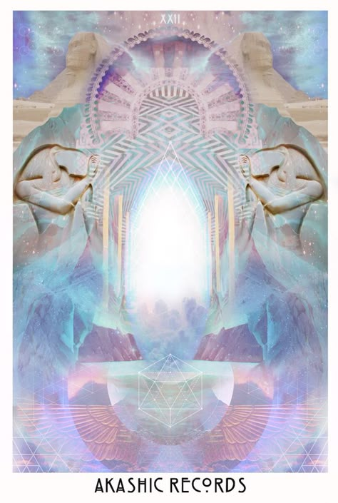 The Starchild Taror Akashic Records card on The Numinous Starchild Tarot, Oracle Art, Temple Of Light, Metaphysical Art, Tarot And Oracle Cards, Angel Oracle Cards, Art Composition, Narnia Books, Ascended Masters