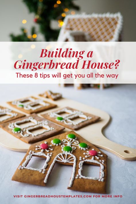 Simple Gingerbread Houses, Gingerbread House Designs Ideas, Build A Gingerbread House, Gingerbread House Making, Gingerbread House Icing, Gingerbread House Competition, Gingerbread House Party, Easy Gingerbread House, Homemade Gingerbread House