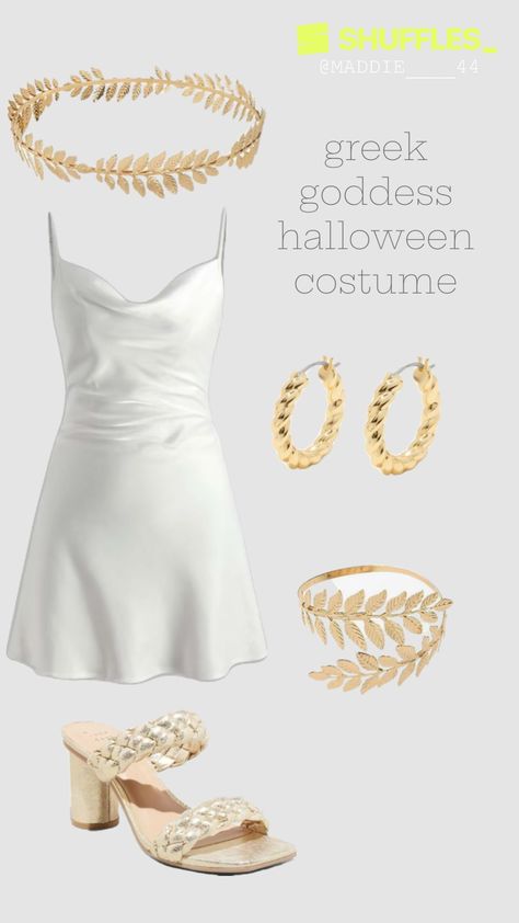 #halloween #costume #greekgodess #trendy Greek Goddess Halloween, Greek Goddess Costume Halloween, Halloween Fashion Outfits, Goddess Halloween Costume, Badass Halloween Costumes, Goddess Halloween, Cute Group Halloween Costumes, Greek Costume, Classy Halloween Costumes