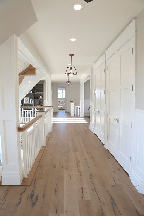 Trim, door and railing color is Benjamin Moore Super White Color Trim White Walls, Benjamin Moore Super White, Painting Trim White, Trim Paint Color, Living Colors, Trim Paint, Best White Paint, Clay Color, White Paint Colors