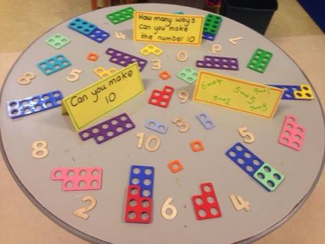 Number Bonds To 10 Eyfs, Number Bonds To 10 Activities, Number Bonds Activities, Maths Challenges, Numicon Activities, Number Bond Activities, Reception Maths, Maths Eyfs, Eyfs Maths