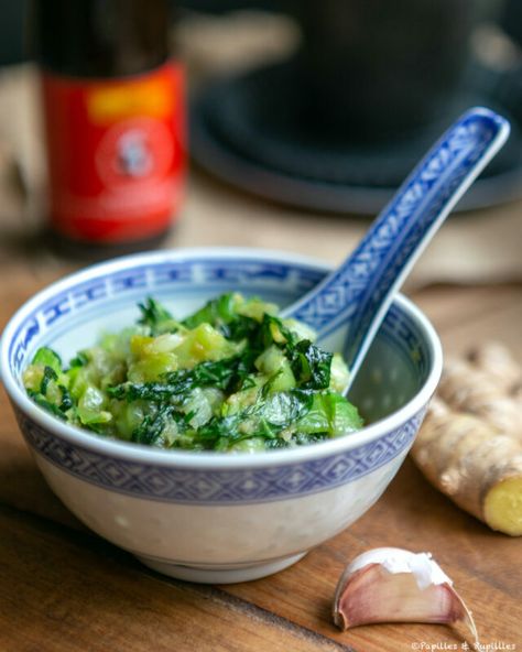 Pak choi sauté à l’ail et au gingembre Wildfit Spring, Pak Choy, Pak Choi, Spring Recipes, What To Cook, Vegan Dishes, Food Lists, Cooking Time, Family Meals