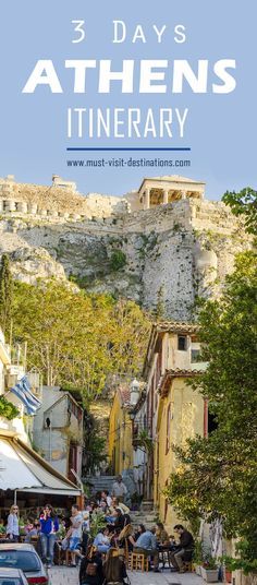 Only 3 days in Athens? No problem! Check out this itinerary! #must-visit #travel Athens Travel, Greek Vacation, Greece Athens, Greece Vacation, One Day Trip, Romantic Vacations, European Vacation, Acropolis, Romantic Travel