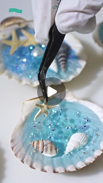 Resiners on Instagram: "🌊✨ Bringing the ocean’s beauty into our craft! We’ve combined delicate shells with shimmering resin to create a unique, mini masterpiece. Perfect for adding a touch of coastal charm to any space! 🐚💙 #Resiners #ResinArt #HandmadeWithLove #CraftRave" Resin Shell Crafts, Resin Seashell Crafts, Beach Resin Art, Resin Ocean Art, Resin Christmas, Coastal Charm, Seashell Crafts, Shell Crafts, Coastal Art