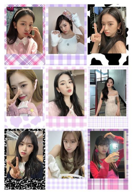 #yujin #ive #kpop #polaroids Ive Polaroid Printable, Kpop Polaroid Printable, Ive Polaroid, Photocard Printable, Ive Photocard, Kpop Polaroids, Kpop Freebies, Kpop Polaroid, Pop Stickers