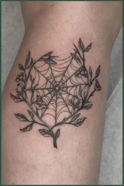 Explore the deep symbolism behind spider web tattoos and discover over 65 stunning design ideas to inspire your next ink. From traditional to modern, find the perfect image to capture your unique style. Dive into the world of body art and uncover the hidden meanings of this iconic tattoo choice. Choose a design that speaks to you and represents your personal journey. Let your creativity soar as you contemplate the intricate beauty of spider web tattoos. Unique Spider Web Tattoo, Girly Spider Web Tattoo, Spiderweb Knee Tattoo Women, Spider Tattoo For Women, Tattoo Claims, Spider Web Tattoos, Spiderweb Tattoo, Traditional Tattoo Woman, Rose Tattoo Thigh