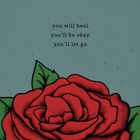 Vintage red rose quote you will heal you will be okay you will let go vector | free image by rawpixel.com / Techi Red Roses Quotes Beauty, Red Roses Quotes, Typography Design Quotes, Rose Quotes, Floral Quotes, Vector Quotes, Sunshine Quotes, Blog Banner, Web Design Resources