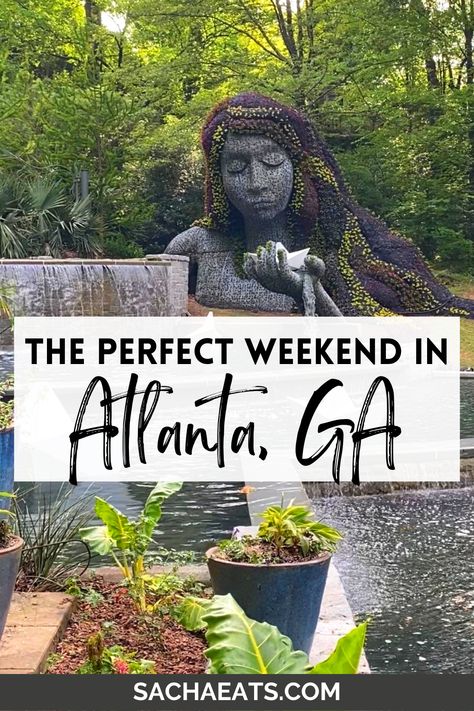 Atlanta Botanical Garden, a part of a guide for Atlanta travel & Atlanta Georgia's best things to do What To Wear In Atlanta Georgia, Weekend In Atlanta Georgia, Atlanta Georgia Food, Things To Do In Atlanta Georgia, Atlanta Georgia Aesthetic, Aesthetic Atlanta, Atlanta Weekend, Atlanta Itinerary, Atlanta Aquarium