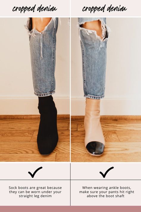 Boots With Cropped Jeans, Sock Booties Outfit, Sock Boots Outfit, Fall Chic Outfits, Mom Outfits Fall, Boots With Jeans, Winter Boots Outfits, Sock Ankle Boots, Boots Outfit Ankle