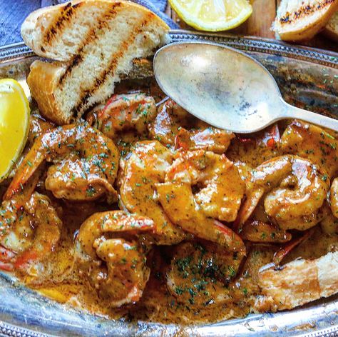 Love This New Orleans Barbecue Shrimp! – Shrimp In Crockpot, Barbeque Shrimp, New Orleans Bbq Shrimp, Shrimp Bbq Recipes, Barbecue Shrimp, Creole Spice, Thanksgiving Vegetables, Italian Lunch, Louisiana Seafood