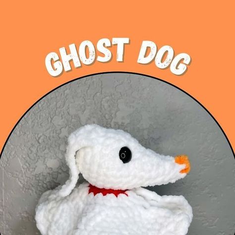 How To Make Zero The Ghost Dog Diy, Crochet Zero Pattern, Free Zero Crochet Pattern, Zero Dog Crochet Pattern Free, Mini Wolf Crochet Pattern Free, Zero Ghost Dog Crochet Pattern Free, Crochet Ghost Face Pattern Free, Crochet Zero Pattern Free, Cute Dog Crochet Free Pattern