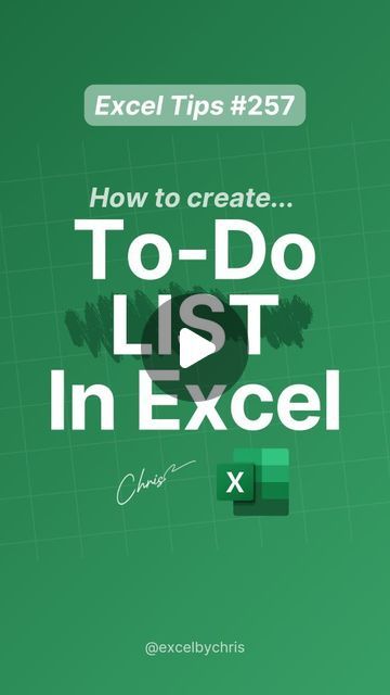 Christian Colombo | The Excel Guru on Instagram: "Should I tell my manager this secret? 🤔

In this tutorial, you'll learn how to create a to-do list in Excel using checkboxes and conditional formatting.

#excel #exceltips #exceltricks #workhacks #spreadsheets #accounting #corporate" Excel Spreadsheets Design, Computer Excel, Spreadsheet Design, Corporate Accounting, Computer Hacks, Work Advice, Excel Hacks, Powerpoint Tips, Excel Tips