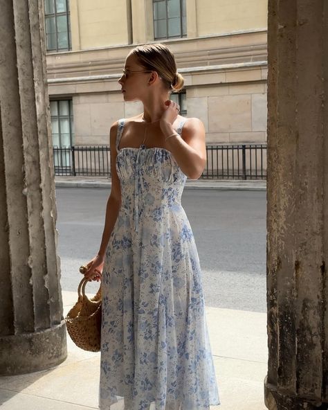 dress season shop the outfit following the link in bio 🔗 dress @rihoas_official sunglasses @miumiu bag @sinsay shoes @kazar jewellery @theofficialpandora . . #softgirloutfit #softgirlstyle #softgirlfashion #softgirlaesthetic . . . soft girl aesthetic, soft girl style , soft girl dress , soft girl outfit , soft girl fashion , straw bag , summer dress , espadrilles Aesthetic Female Outfits Soft, Softgirl Core, Sunglasses Miumiu, Soft Girl Fashion, Outfit Soft Girl, Soft Girl Dress, Style Soft Girl, Soft Girl Aesthetic Outfit, Aesthetic Soft Girl