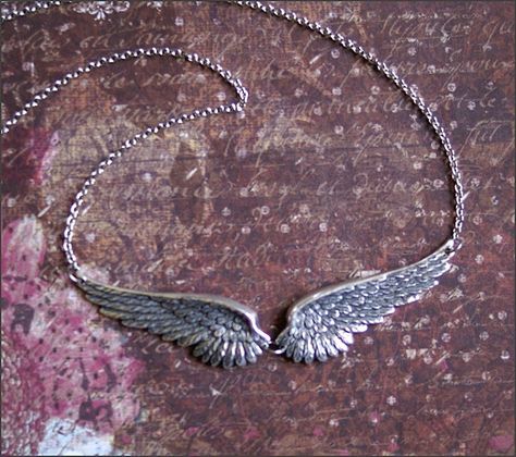 Pendant Aesthetic, Wings Jewelry, Angel Wings Jewelry, Feather Angel Wings, Big Pendant, Wing Jewelry, Angel Wing Necklace, Forever Gifts, Vintage Angel